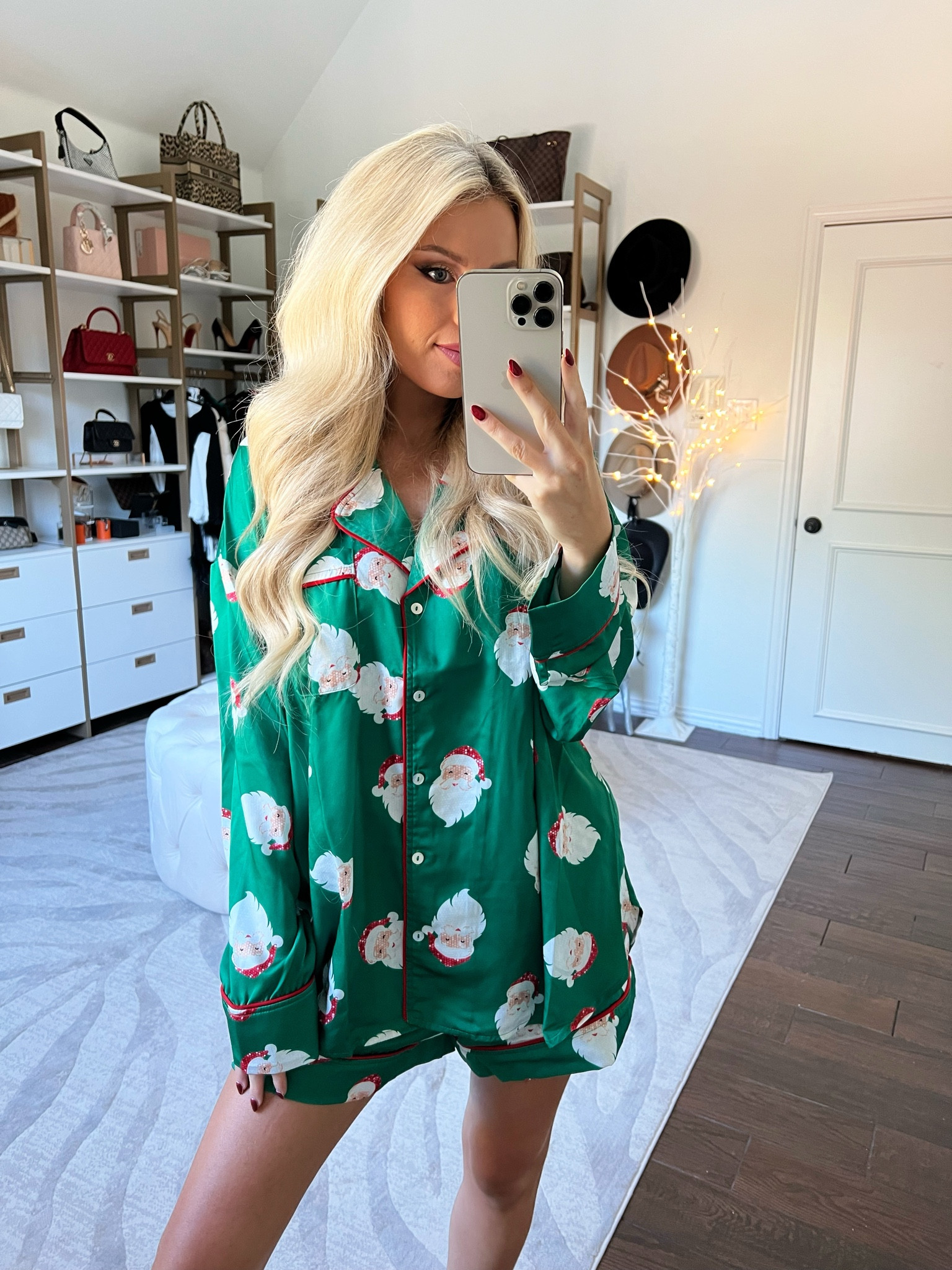 Christmas pajamas. Santa pajamas 

#LTKSeasonal #LTKHoliday