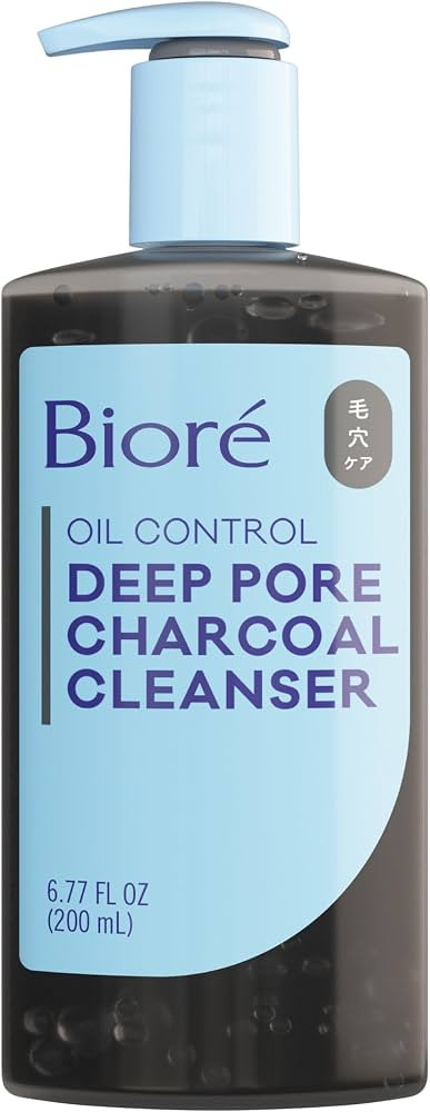 Bior\u00e9 Deep Pore Charcoal Daily Face Wash, 6.77 Fl oz, with Deep Pore Cleansing for Dirt and ... | Amazon (US)
