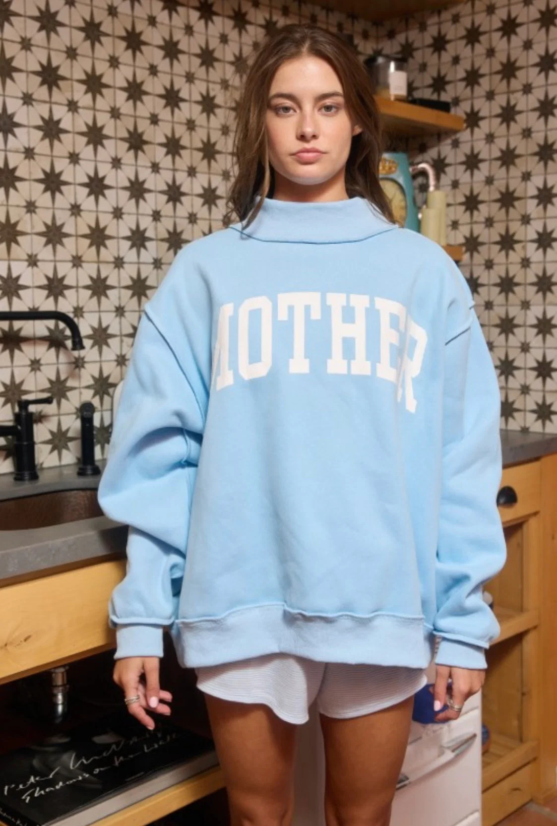 MOTHER/COOL MOM reversible mockneck | Shop Butter
