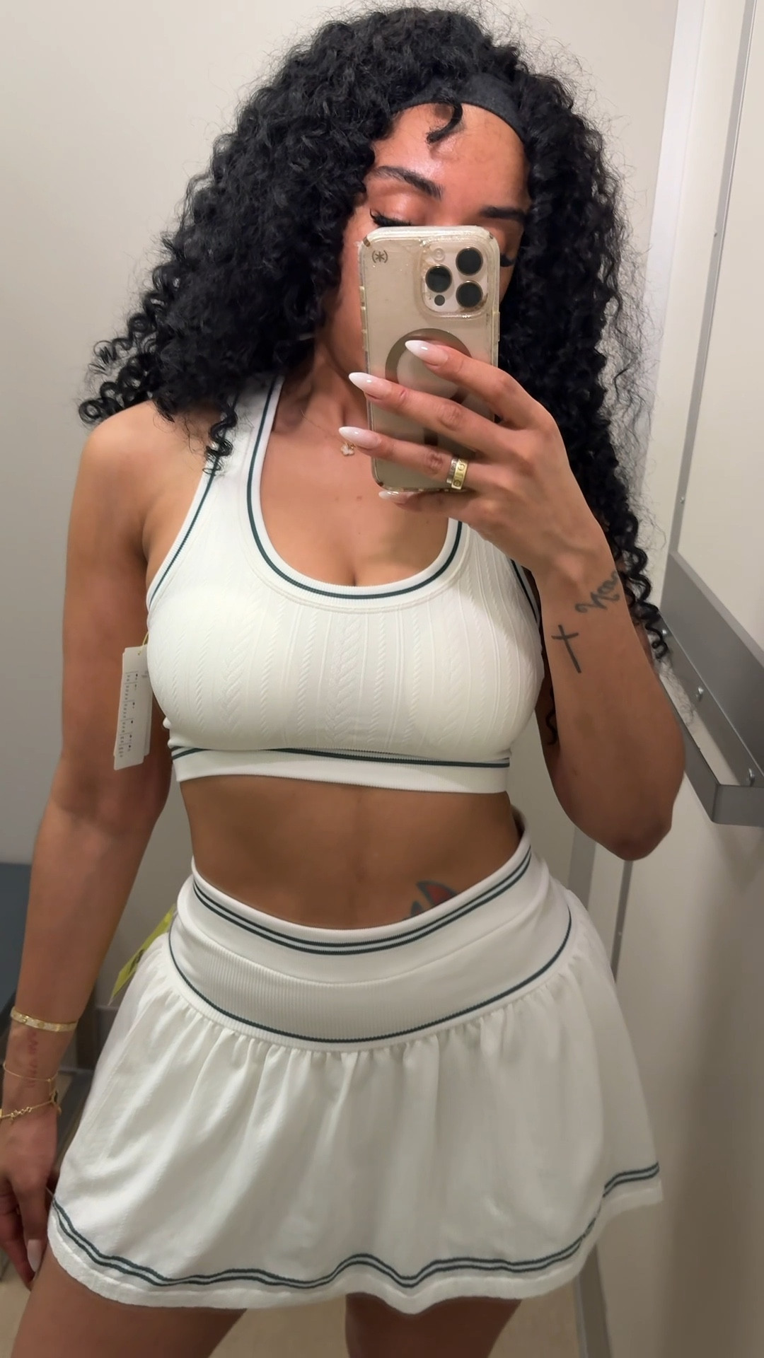 This tennis set is everything. Skort comes with shorts under and is tall girl friendly. I’m 5’9

#LTKActive #LTKSpringSale