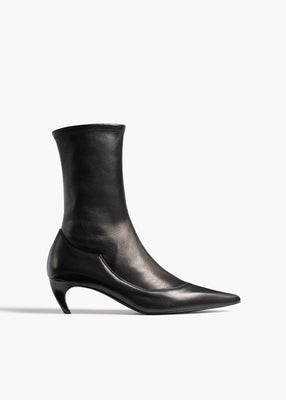 KHAITE - Valerie Mid-Calf Boot In Black | Khaite