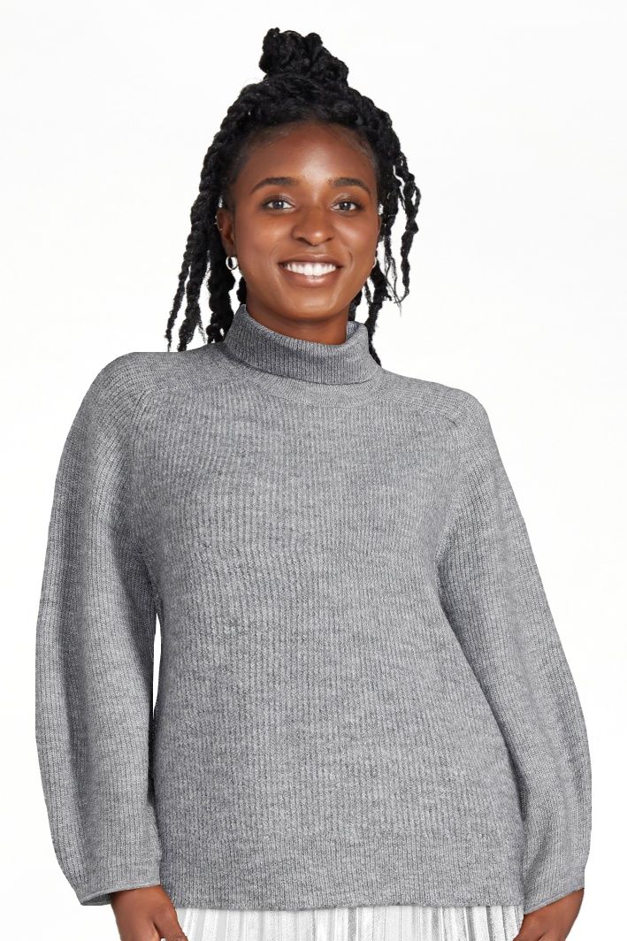 Scoop Women's Ribbed Turtleneck Sweater | Walmart (US)