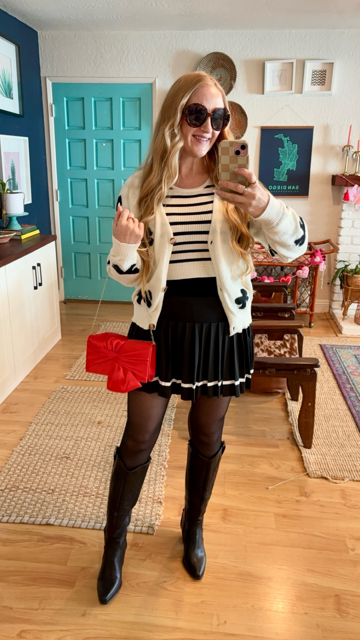 Trendy outfit ideas from Amazon! 

Wearing L in all tops and M in bottoms. Shoes fit TTS! 

Pleated skirt, pencil skirt, preppy look, loafers, burgundy sweatshirt, bow tie pants, track pants, bow sweater, bow cardigan, striped shirt, furry bag, evening clutch, brown purse, affordable purses, lace pants, affordable style, affordable outfit ideas, Amazon style, ways to wear, styling ideas

#LTKFindsUnder100 #LTKFindsUnder50 #LTKStyleTip