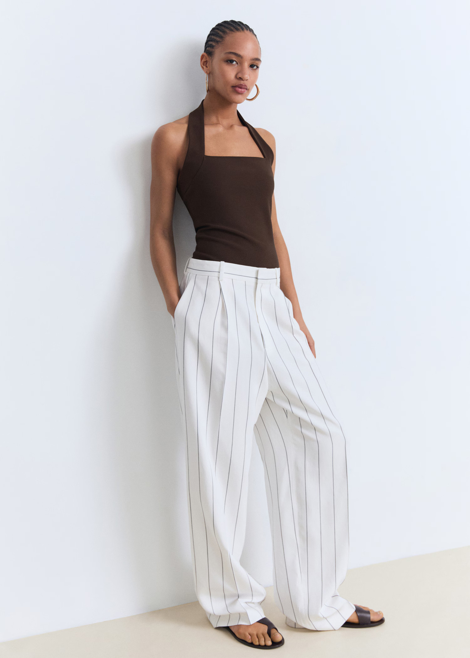 Halter-neck top - Women | MANGO USA | Mango (US/MX/AU)