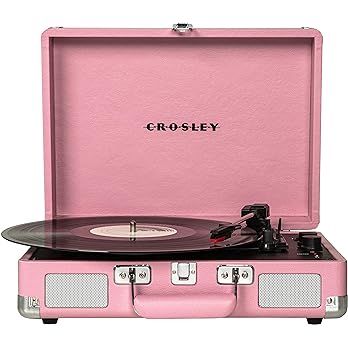 Crosley CR8005E-BH Cruiser Deluxe Vintage 3-Speed Bluetooth Suitcase Vinyl Record Player Turntabl... | Amazon (US)