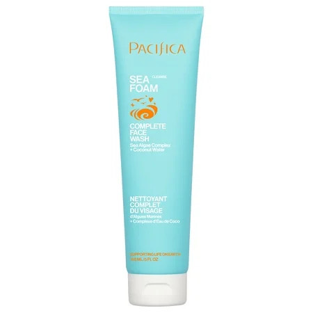 Pacifica Sea Foam Complete Face Wash Facial Cleanser Gel for All Skin, 5 fl oz | Walmart (US)