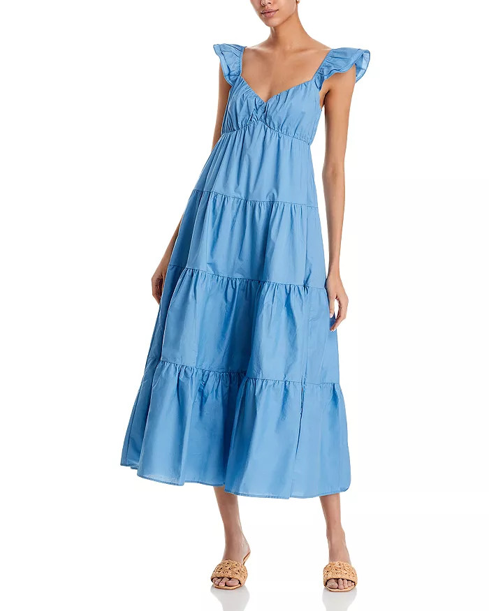 Flutter Sleeve Cotton Dress | Bloomingdale's (US)