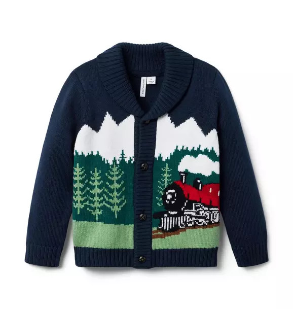 The Train Cardigan | Janie and Jack