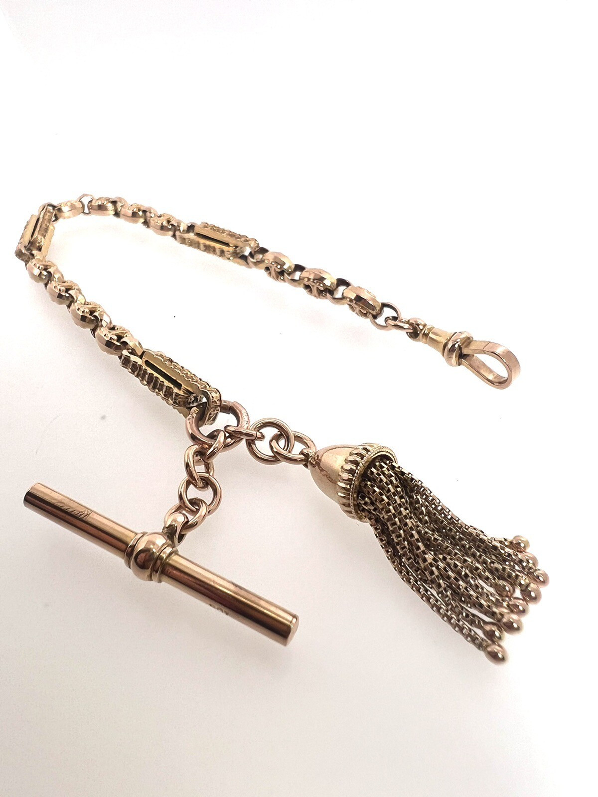 Antique 9ct Gold Double Fetter & Anchor Link Albertina Chain Bracelet 7 3/4"  | eBay | eBay UK