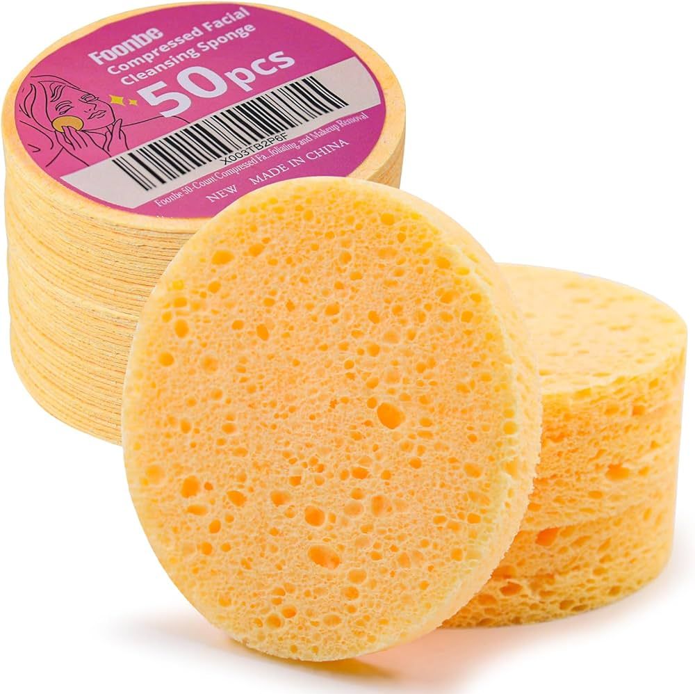 Compressed sponges 50 Count  | Amazon (US)