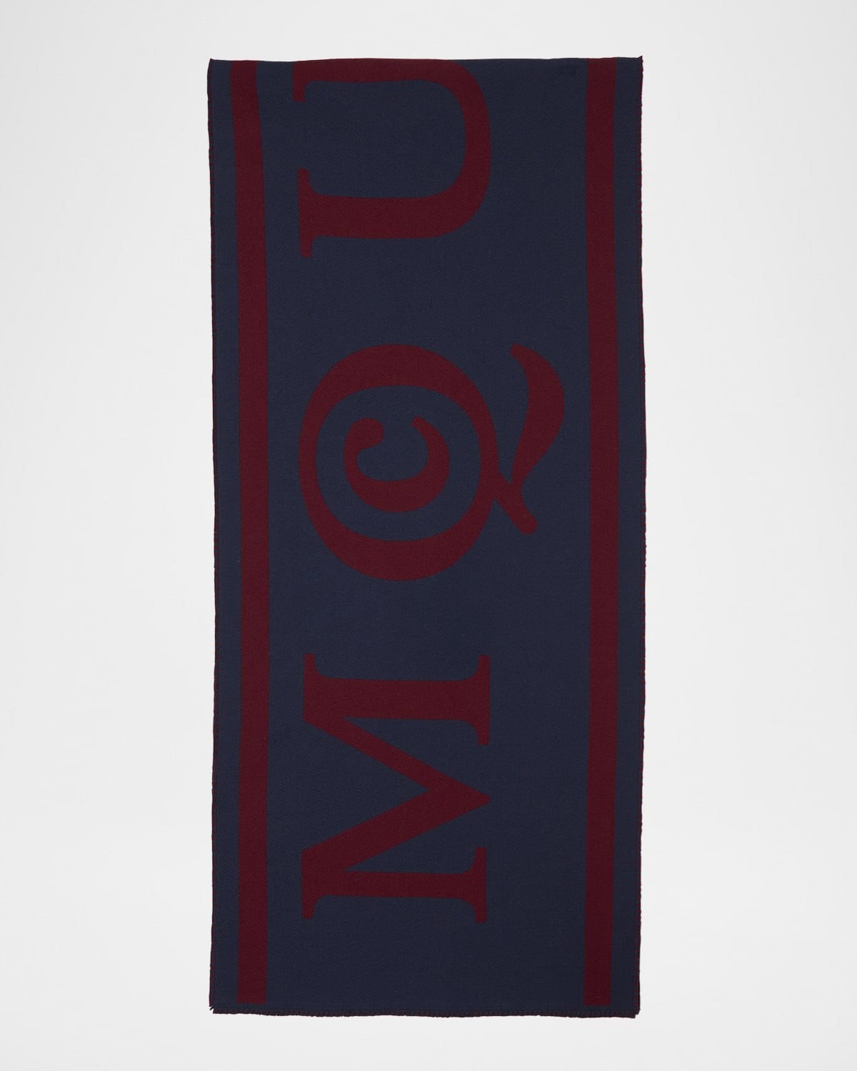 Logo-Print Striped Scarf | Neiman Marcus