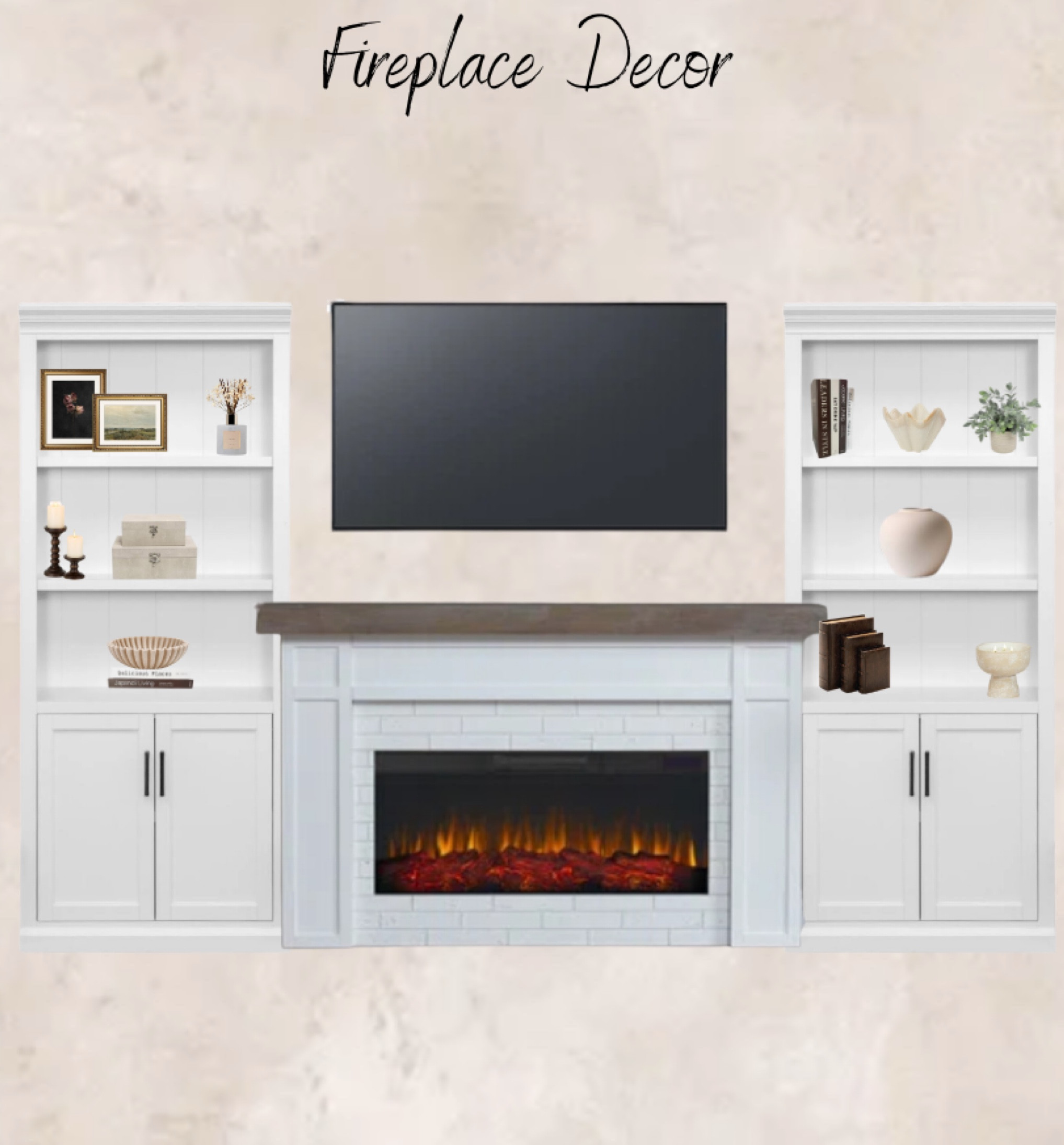 Fireplace decor: vases, coffee books, picture frame, candle, candle sticks, decor bowl


#LTKFitness #LTKHome