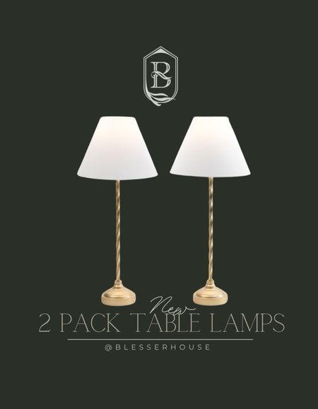 28” set of two table lamps! These lamps would go perfect on a buffet or console table!


#LTKHome