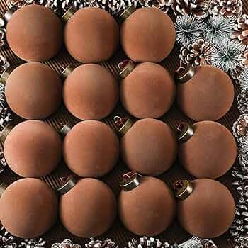 Liliful 15 Pcs Velvet Christmas Balls Bulk Flocked Christmas Tree Ball Ornaments Plastic Xmas Dec... | Amazon (US)