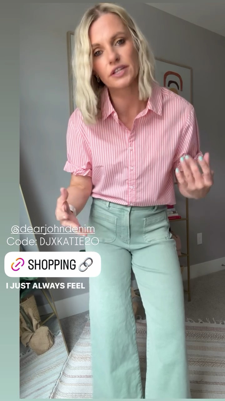I love the Bella shirt! 
Code: DJXKATIE20 for 20% off at @Dear John Denim

#LTKSeasonal #LTKOver40 #LTKPetite