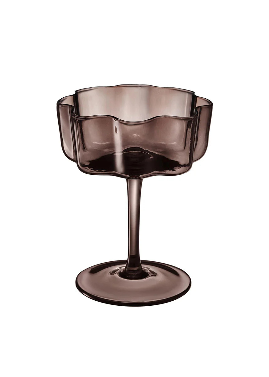 Flower Wave Coupe Cocktail Glasses | Alice & Wonder