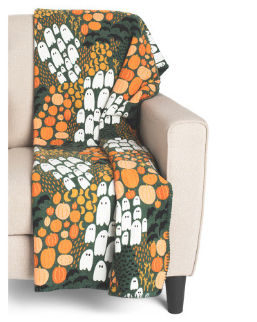 Ghost Harvest Newport Chenille Throw | TJ Maxx