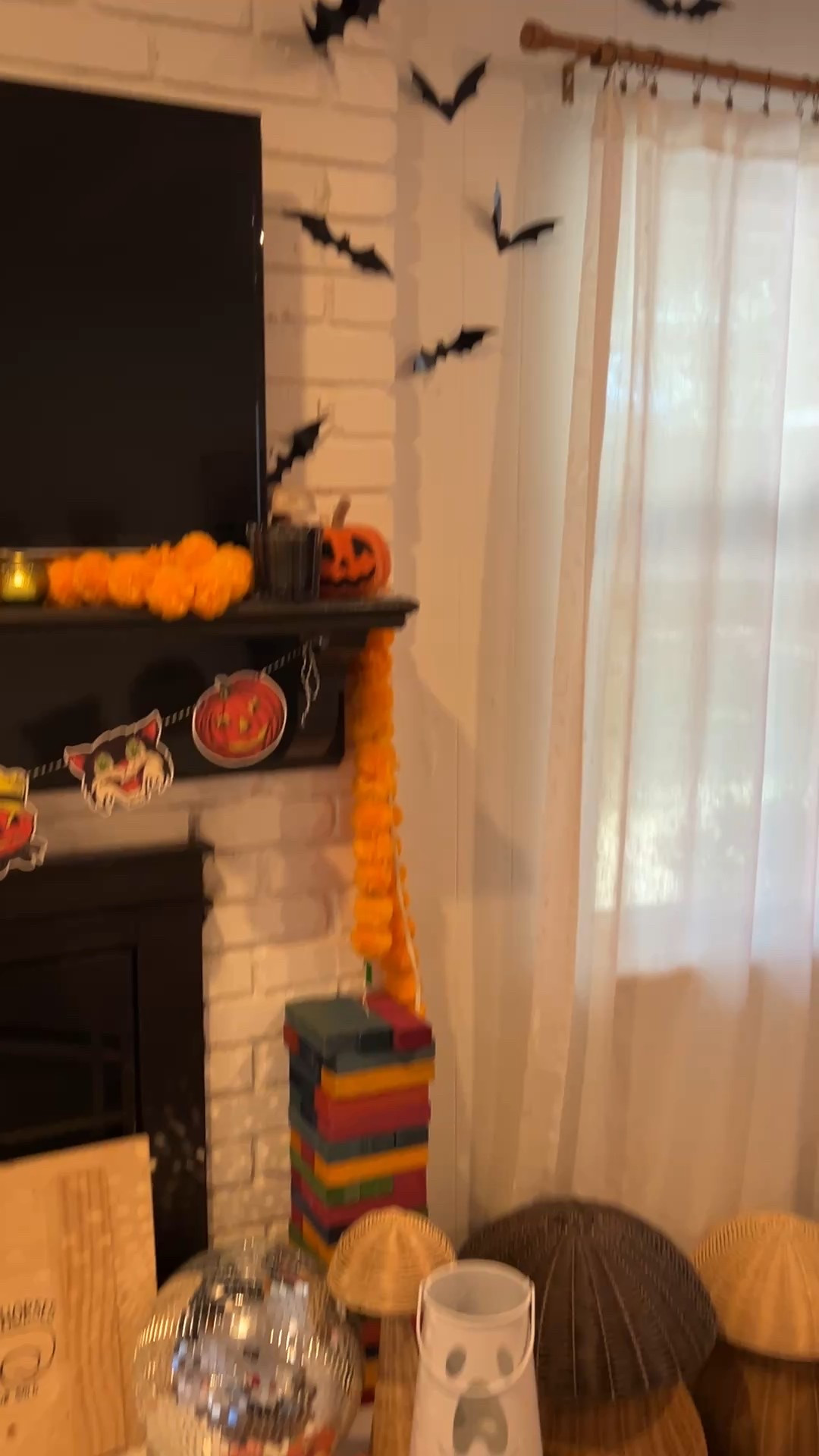 gauzy curtains 

#LTKHome #LTKHalloween