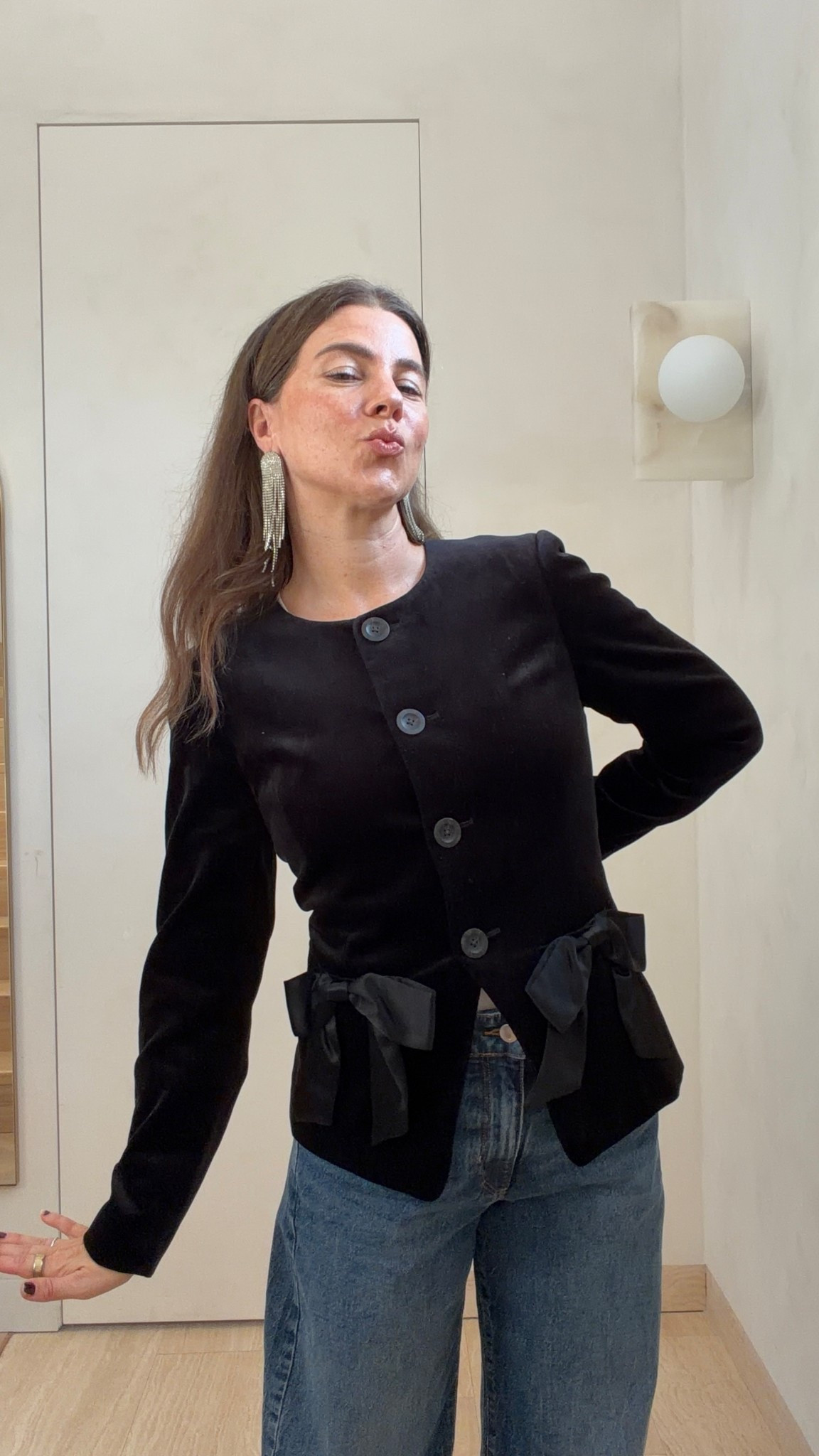 Samt-Blazer Liebe bei @boden 