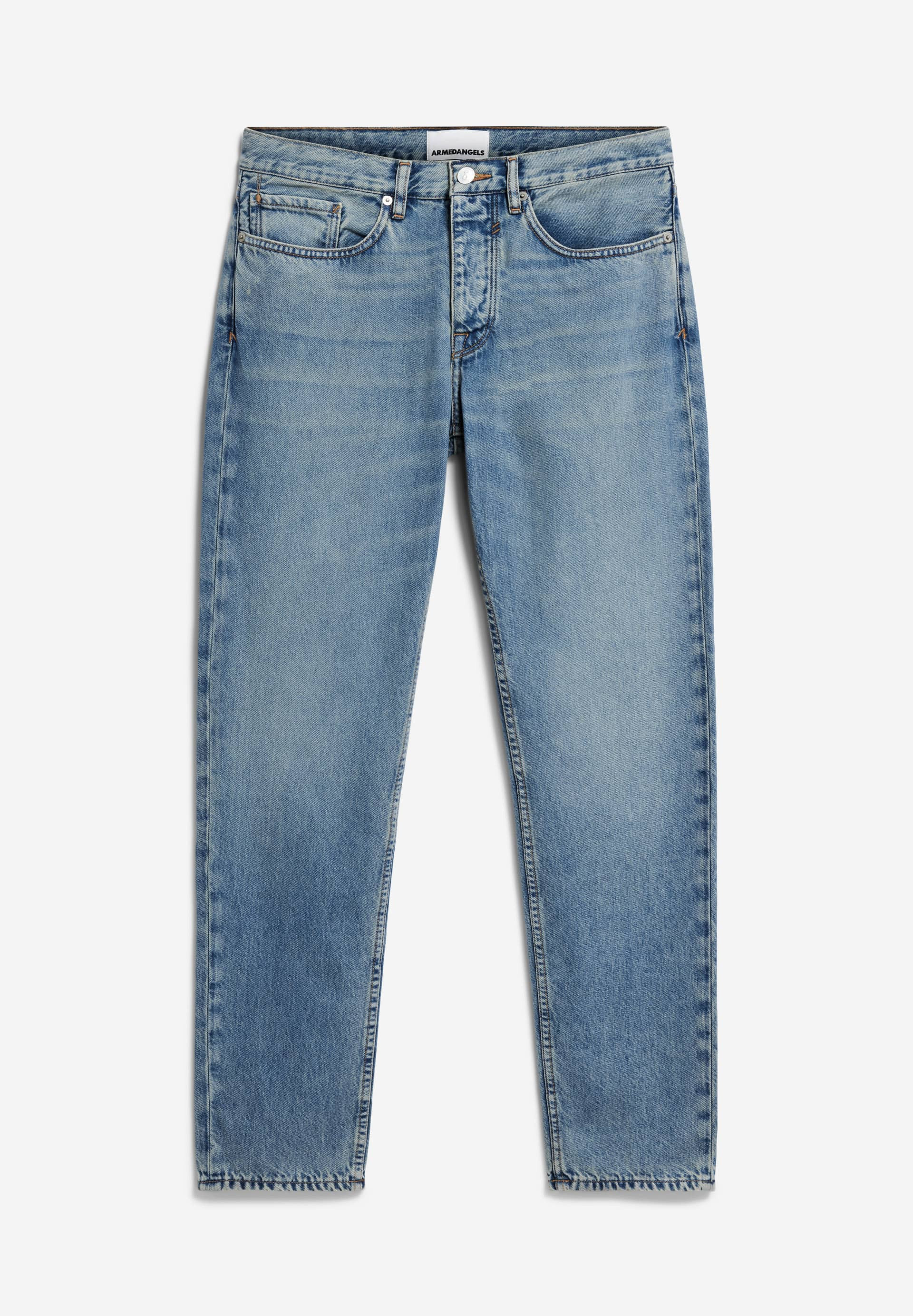 Jeans Straight Leg Mid Waist Bio-Baumwoll Mix Non-Stretch | ArmedAngels (DE)