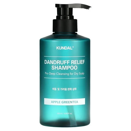 Kundal Dandruff Relief Shampoo Apple Green Tea 16.9 fl oz (500 ml) | Walmart (US)