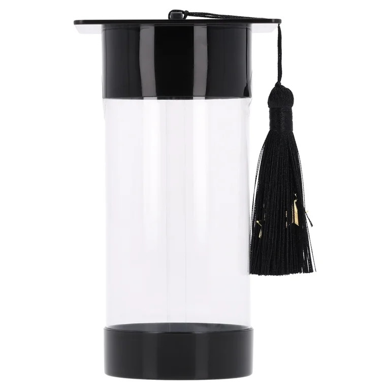 Cap with Tassel Tube Money Holder, Black, Graduation by Way To Celebrate | Walmart (US)