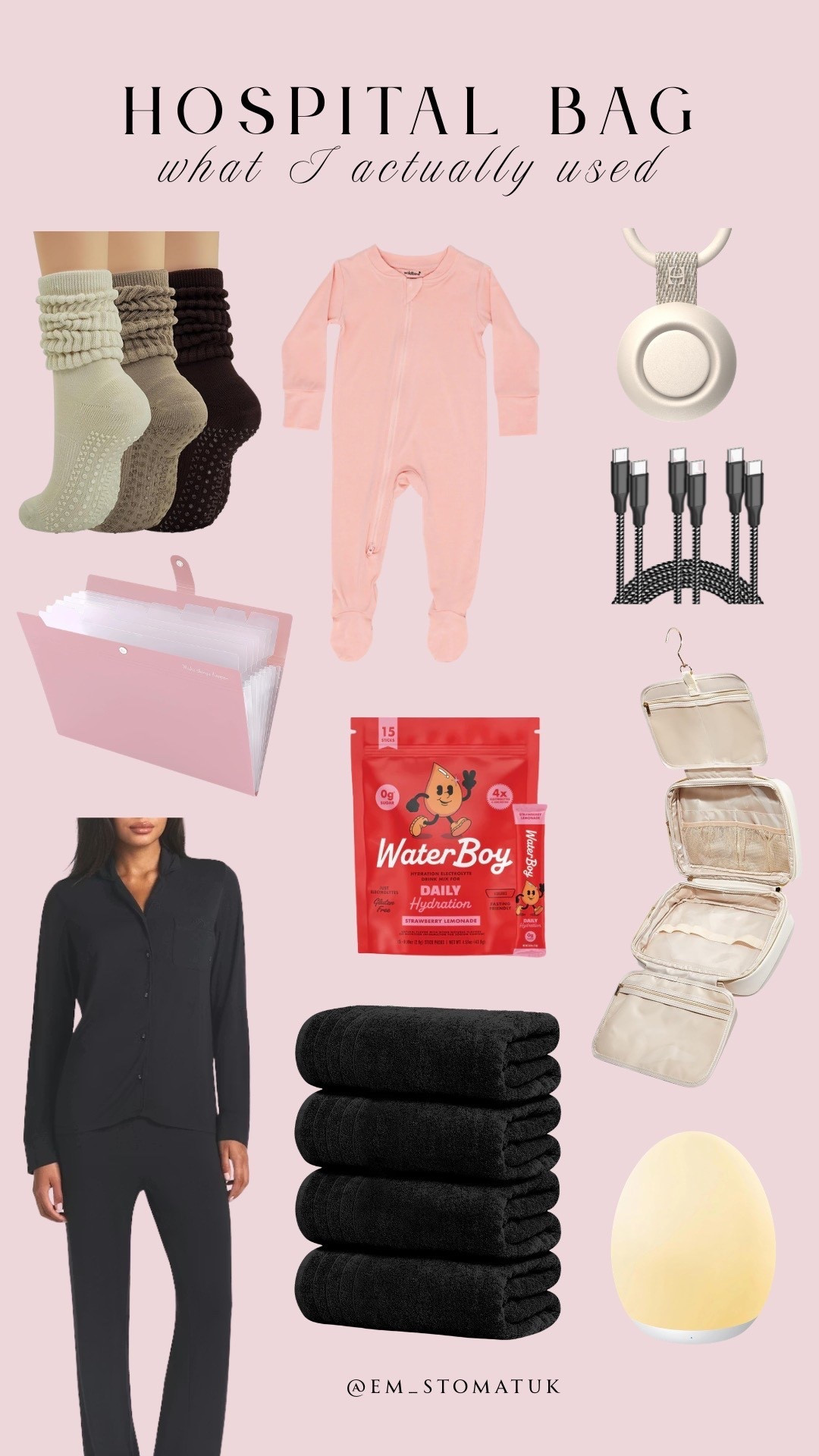 What I packed for the hospital that I actually used! 

#LTKmomlife #LTKKids #LTKBaby