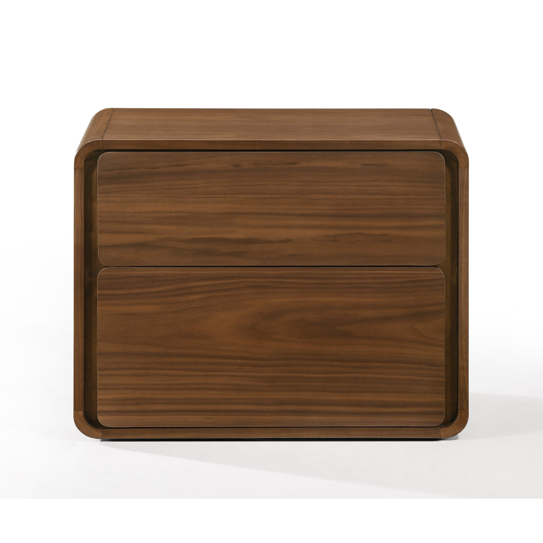 Modrest Dustin Modern Walnut Nightstand | Bed Bath & Beyond