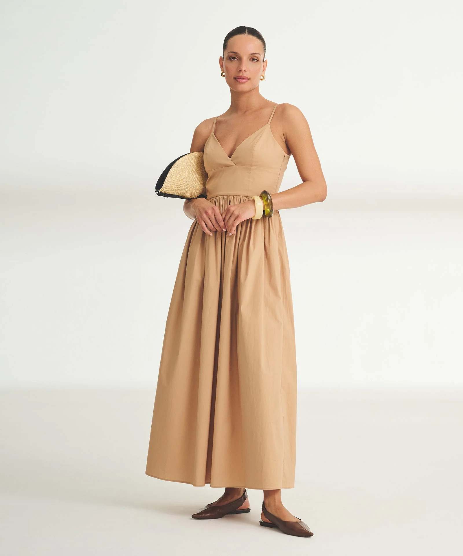 Novelty Woven Cotton Slip Dress | NAADAM