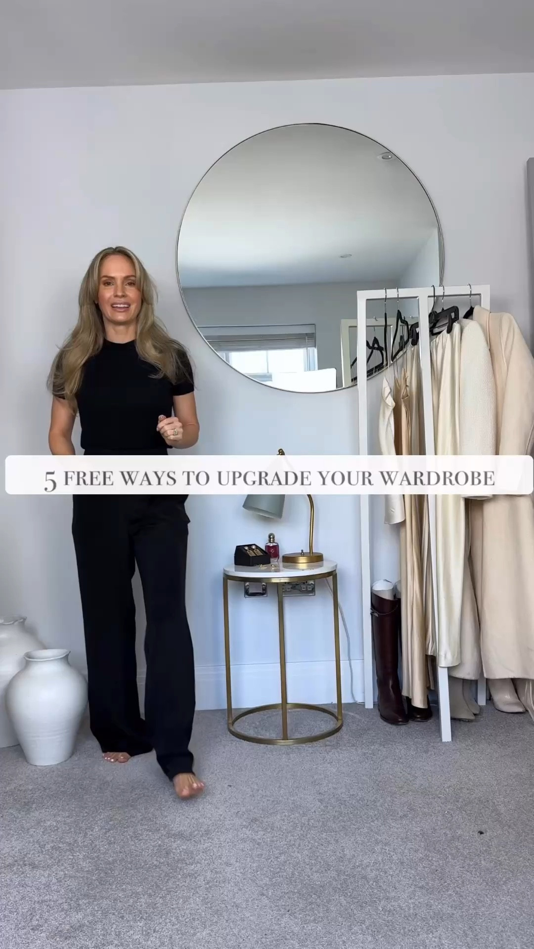 5 completely free ways to upgrade your wardrobe today.

1. Clear out. 
The biggest problem with most wardrobes is the amount of clothes in there. Very rarely we have too few items, most of the time we have way too many. 
The problem is that you can’t see the pieces you actually want to wear when all the other stuff is hiding them. 
Clear out and you will find that your style will instantly streamline.

2. Play with your wardrobe.
We get set in certain ways and combinations we wear our clothes. And if we never play around and try new matchings we will miss out massively. Amazing outfits don’t just happen, they need to be built through experimentation.

3. Moodboard your dream style.
If you don’t know where you want to go, how are you ever meant to get there? Make sure you understand exactly what you want your style to look like, feel like and say about you. Then slowly build your way towards that. A moodboard is an excellent place to start. 

4. Display your clothes well. 
It’s much more inspiring to choose outfits from a wardrobe where the pieces are clean, steamed and hanged properly. Presentation affects creativity and the perception we have of our wardrobe. Respect your clothes and you will feel better wearing them. 

5. Style your outfits properly. 
Tuck in or up, cuff and push. Add jewellery, belts, shoes and bags. Don’t be afraid of trying new ways to add that bit of extra interest to a look. This is what keeps your style alive and evolving. Have fun trying new ways to style your old items. 

…and If you want the full method I used to stop impulse buying and build a wardrobe intentionally start with the 7-Day Wardrobe Reset. Just comment “reset” and I will send you a dm. (Use the code “FIRST40” for 40% off)

🤍You can find the items I’m wearing in my link in bio, or just comment “link” and I will DM the links to you 🤍

#tessmontgomery #wardrobeexpert #stylingtips #wardrobeinspo

#LTKootd #LTKOver40 #LTKstorytime
