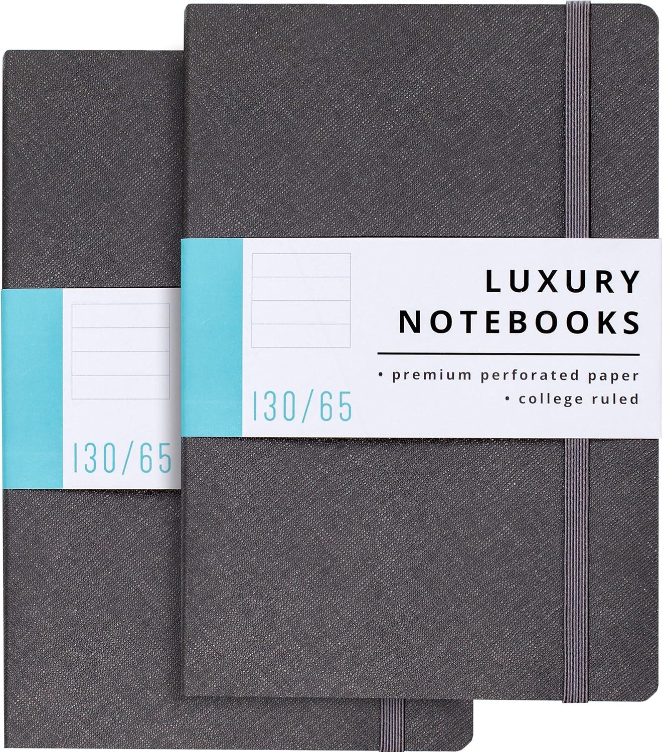 Papercode Lined Journal Notebooks (2 Pack) - Luxury Journals for Writing w/ 130 Pages, Soft Cover... | Amazon (US)