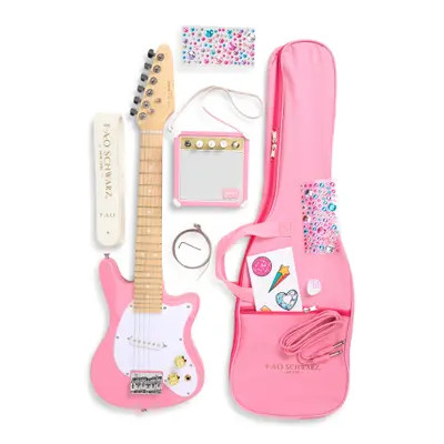 FAO Schwarz Electric Guitar & Amp Toy in Light/Pastel Pink at Nordstrom | Nordstrom