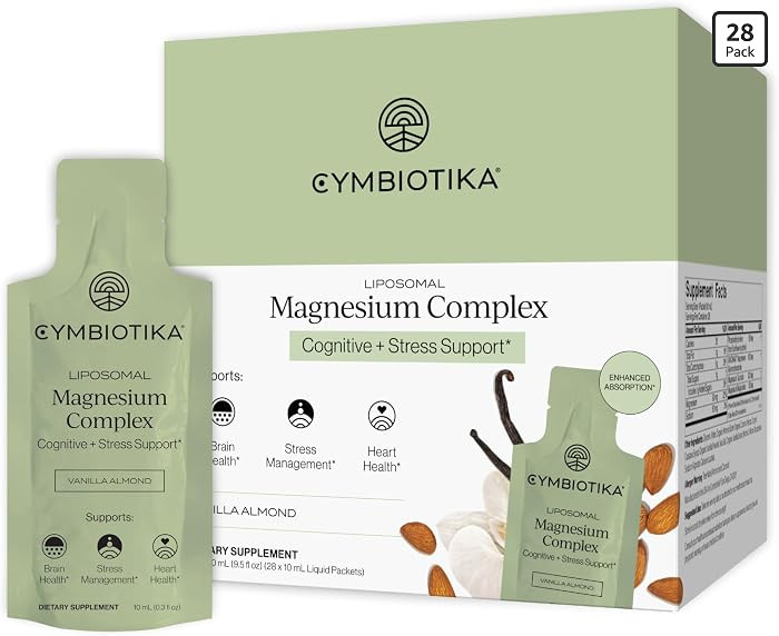 Cymbiotika Liposomal Magnesium Complex \u2013 Promotes Relaxation, Restful Sleep, and Heart & Bra... | Amazon (US)