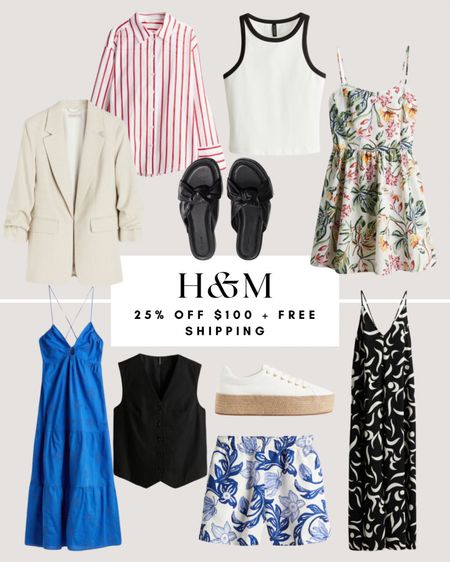 H&M last day for 25% off $100+ and free shipping!
Summer outfit 

#LTKSaleAlert