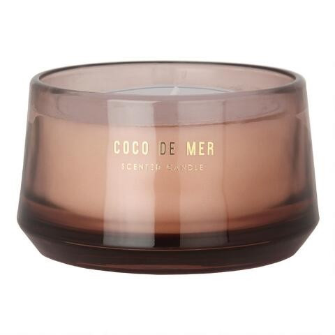 3x3 Ivory Unscented Pillar Candle | World Market