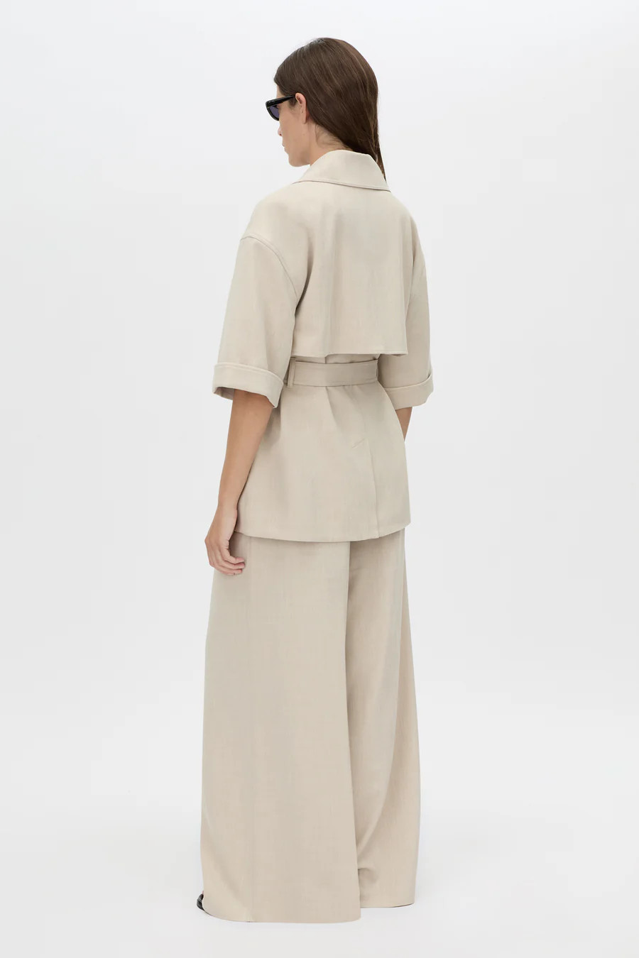 Lincoln Short Trench in Sand - CAMILLA AND MARC® C&M | CAMILLA AND MARC (ANZ)