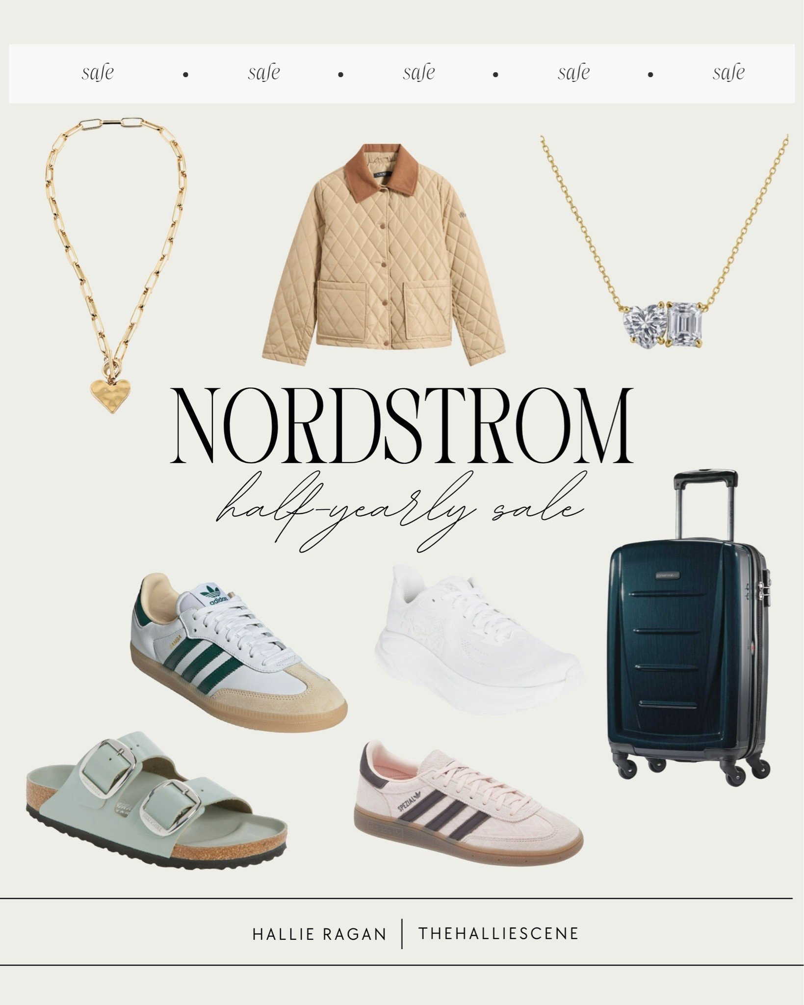 Nordstrom // sale // Nordstrom 1/2 yearly sale // Nordstrom half yearly sale // shoes // tennis shoes // adidas // hoka // barn jacket // jewelry // travel // luggage // suitcase

#LTKTravel #LTKSaleAlert #LTKgrwm