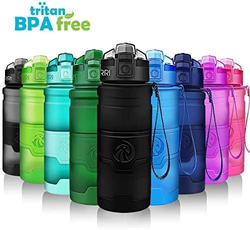 ZORRI Sports Water Bottle, 400/500/700ml/1L, BPA Free Leak Proof Tritan Lightweight Bottles for O... | Amazon (US)