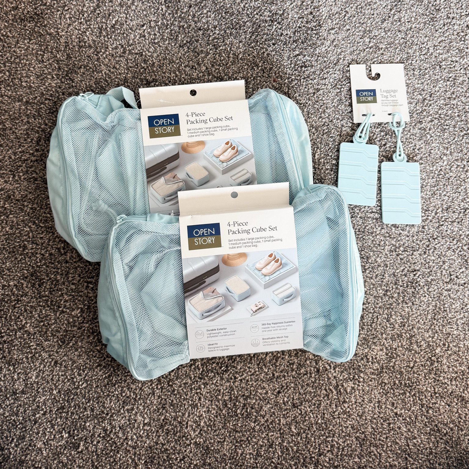 Loving this light blue color for packing cubes and luggage tags! Such good price points 

#LTKFindsUnder50 #LTKTravel