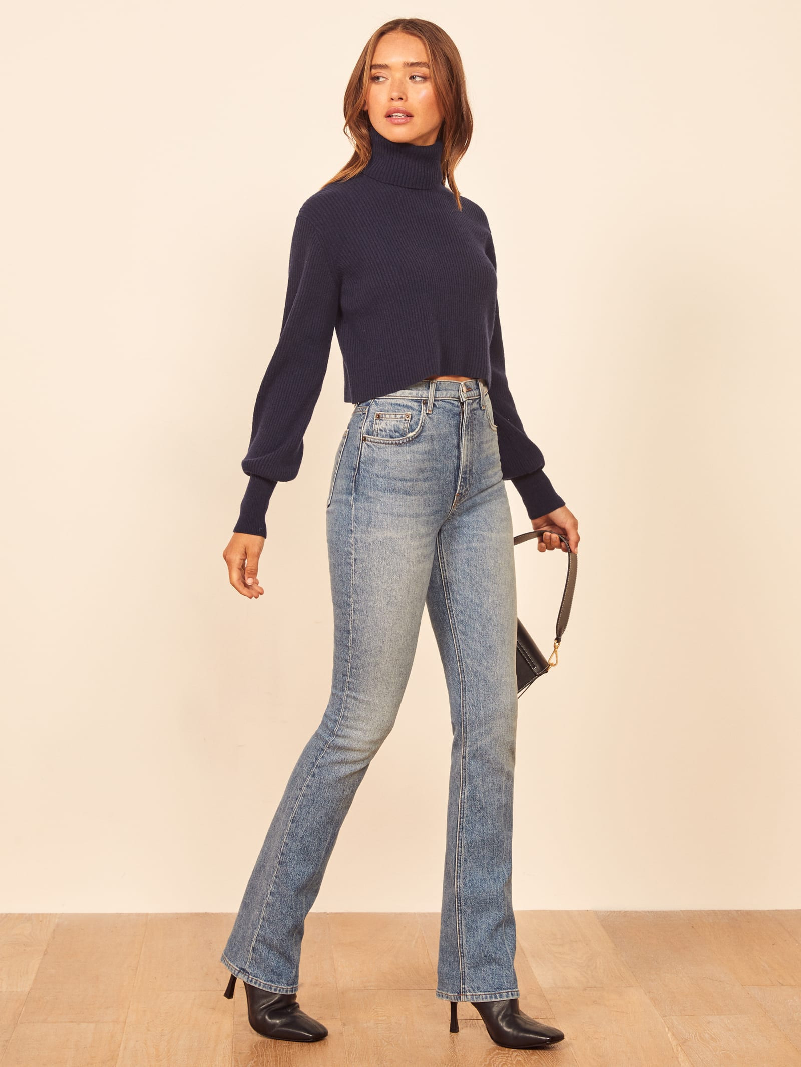 Peyton High Rise Bootcut Jeans | Reformation (Global)