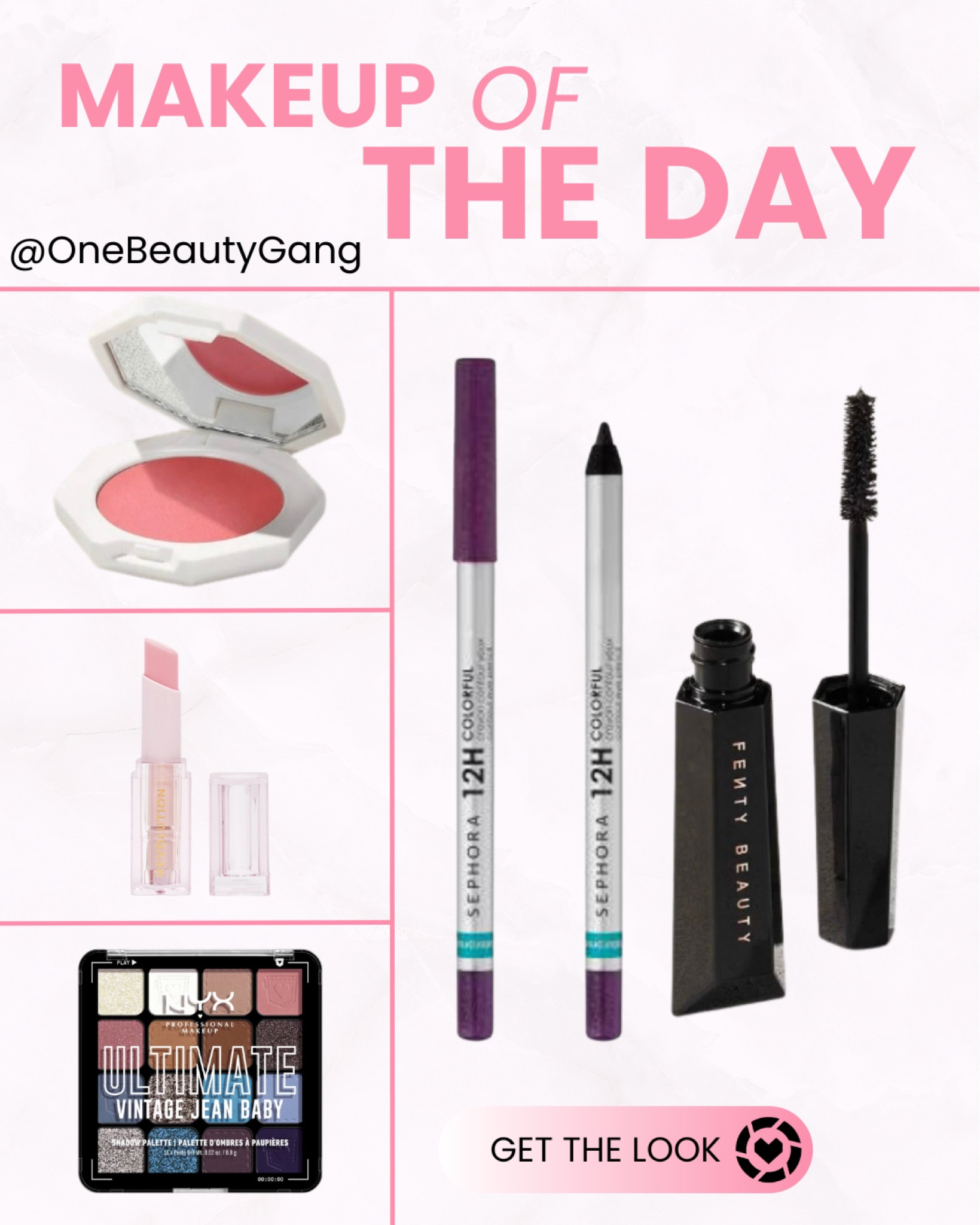 Bold & Bright: Today’s look features vibrant eyes and soft lips. Get glam with my top picks from Fenty Beauty, Sephora, Revolution and NYX. Perfect for adding a pop of colour to your everyday makeup! 💄💋🩷💕 💜















#MakeupOfTheDay #OneBeautyGang #MakeupOfTheDay #ltkuk #ltkautumn #ltkbeauty #makeup #ltkbeautytip #ltkover40 #sephora #nyxcosmetics #fentybeauty #revolution #fentyfamily #nyx #nyxprofessionalmakeup #revolutionmakeup #sephoracollection #sephorasquad #sephorauk #everydaymakeup #everydaymakeuplook #blusher #eyeliner #lipbalm #mascara #eyeshadow #natural #creamblusher #blackmascara #smokeyeyes #pencileyeliner  

#LTKuk #LTKbeauty #LTKautumn