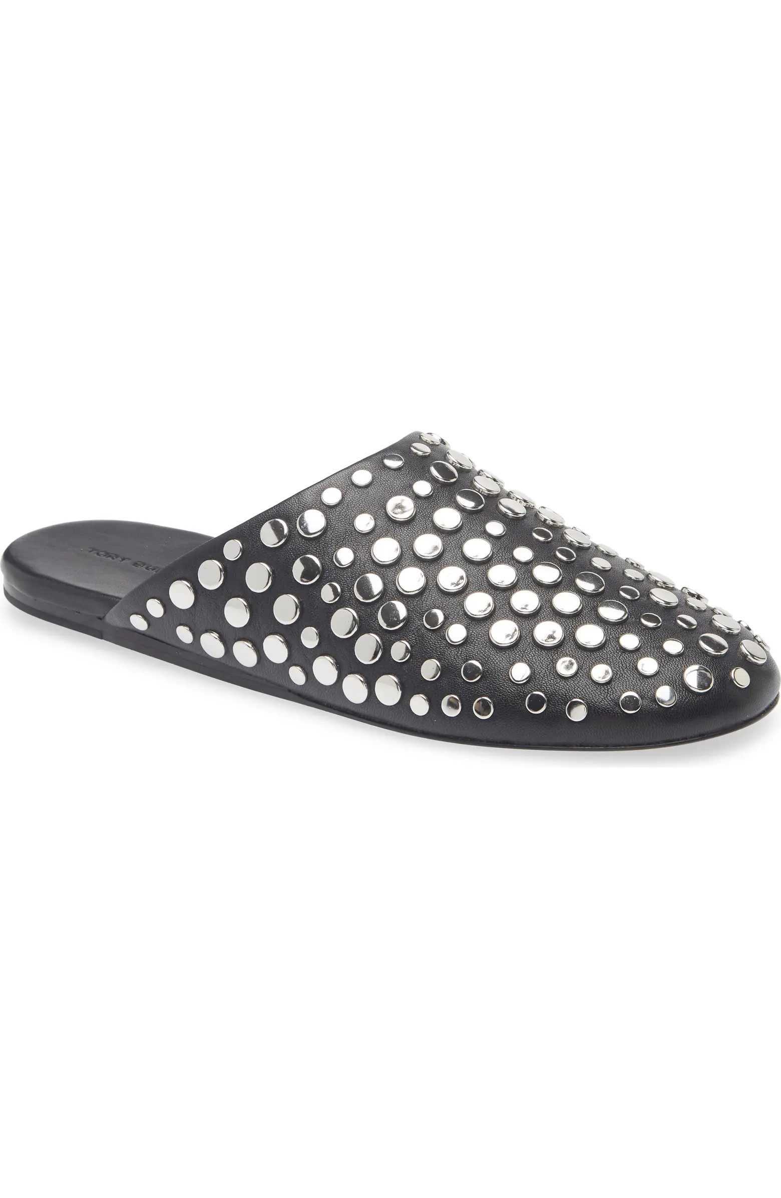 Stud Leather Mule (Women) | Nordstrom