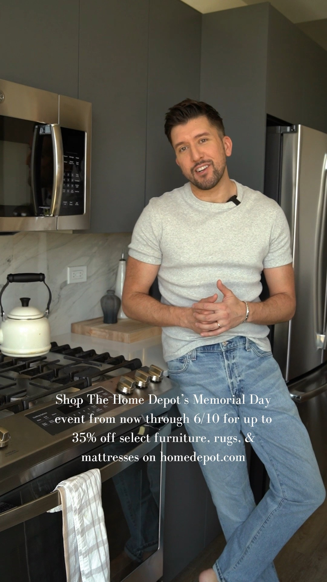 Summer hosting season is here… and the @HomeDepot has you covered.

The Home Depot has such a surprisingly wide array of selects of home decor, appliances, and more! Now through June 10th for Memorial Day, you can get up to 35% off select furniture, rugs, and mattresses. 

#TheHomeDepot #TheHomeDepotPartner

#LTKHome #LTKSaleAlert