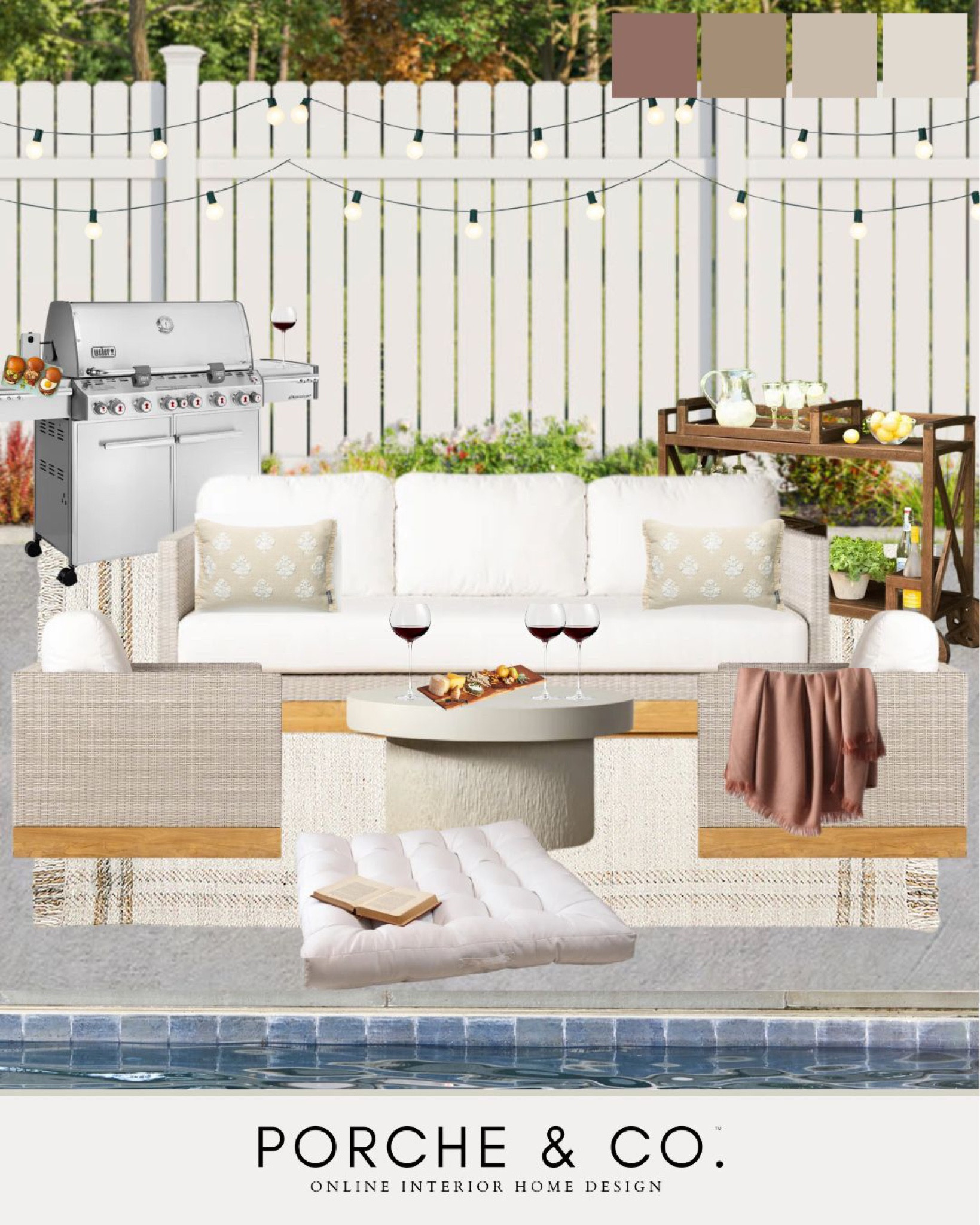 Curated collections, outdoor living spaces, outdoor entertaining, summer time, family and friends 
#visionboard #moodboard #porcheandco

#LTKhome #LTKstyletip #LTKSeasonal