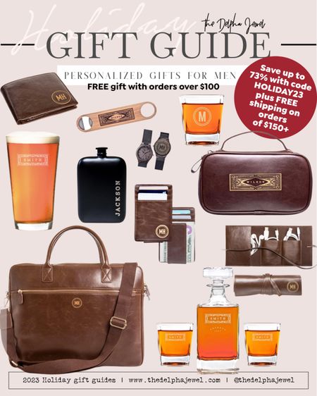 Personalized Gift guide for men from swanky badger

Great gifts from personalized wallets to decanter sets.
Up to 73% off with code, holiday23 and you get a free gift with purchases of over $100 or more


#LTKHoliday #LTKmens #LTKGiftGuide