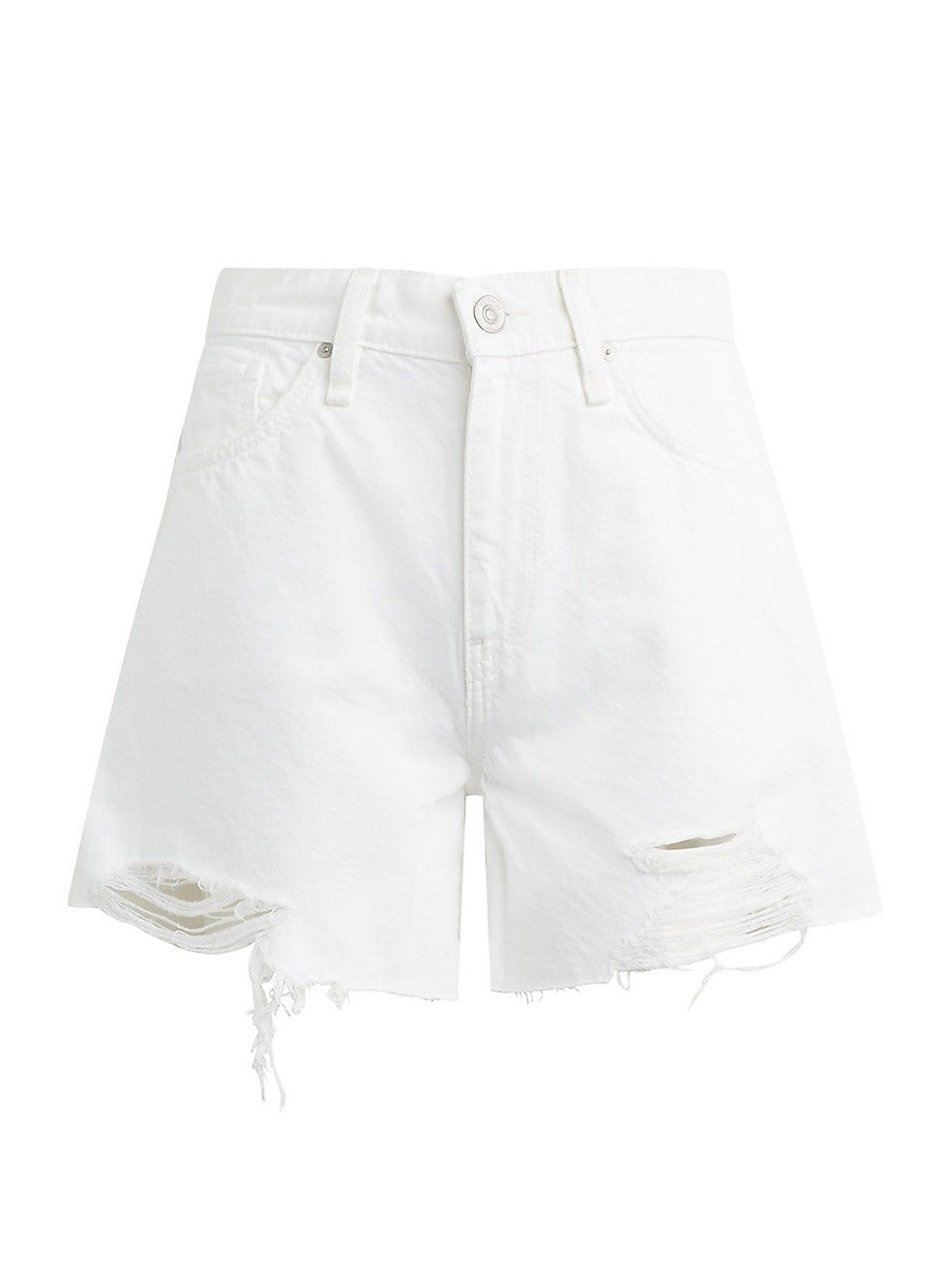 Devon High-Rise Boyfriend Shorts | Saks Fifth Avenue