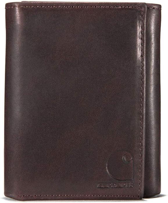 Carhartt Men's B0000219 Oil Tan Trifold Wallet | Amazon (US)