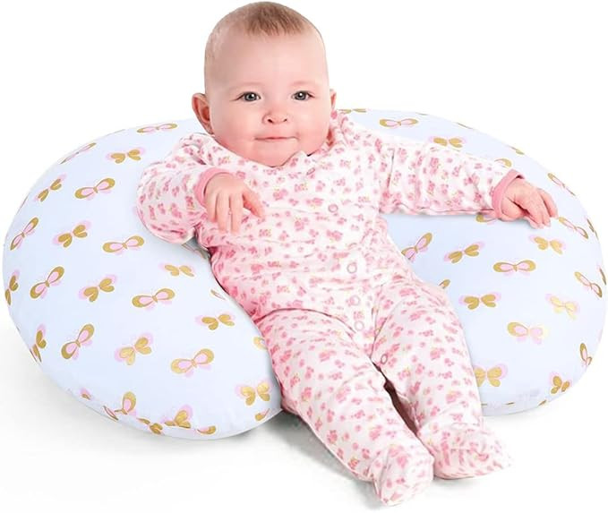 Little Grape Land Nursing Pillow, Breastfeeding Pillows for Mom with Removable Cover and Breathab... | Amazon (US)