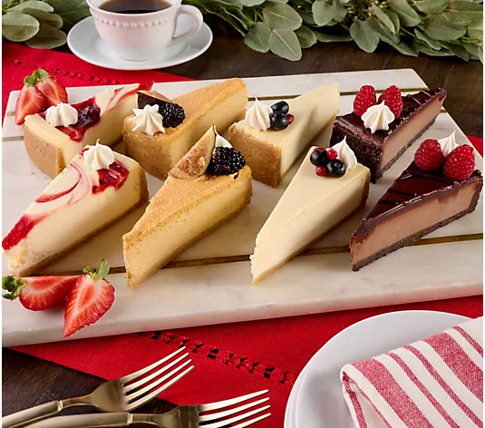 David's Cookies 4 lb Holiday Cheesecake Sampler | QVC