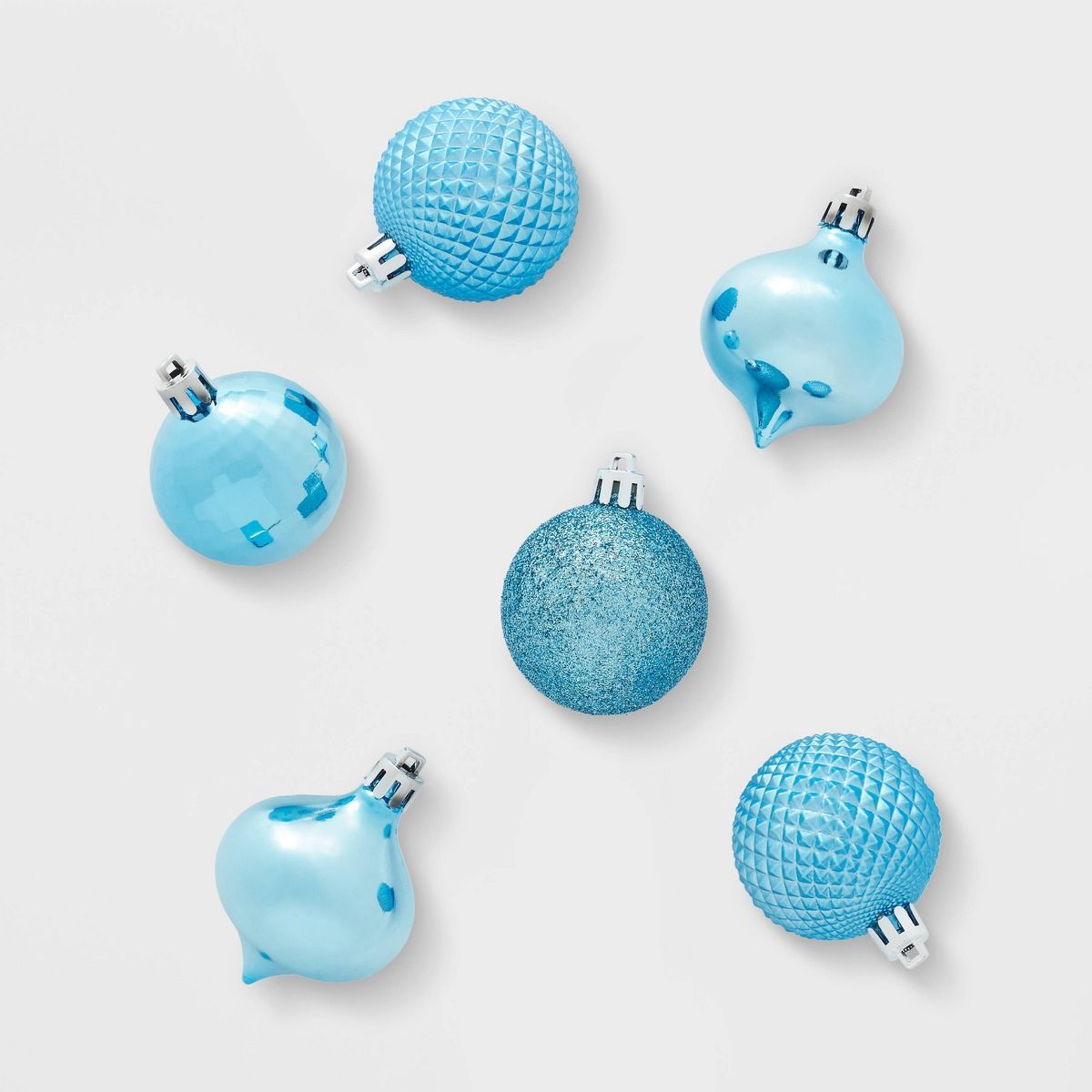 Shatter-Resistant Textured Plastic Christmas Tree Ornament Set 20pc - Wondershop™ | Target
